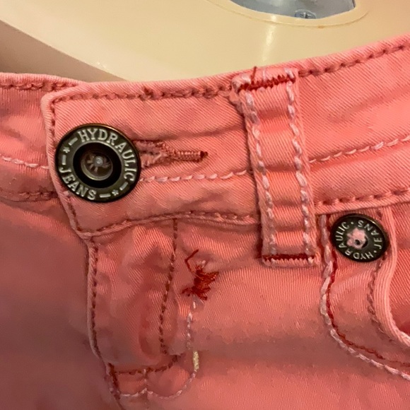 Hydraulic Women’s Pink Capri Jean Size 8 - Picture 2 of 10